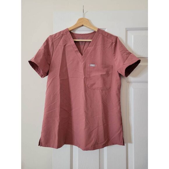 Figs Mauve Scrubs Sz M/tall - Picture 2 of 11